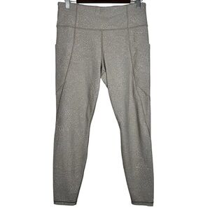 Athleta Salutation Stash Pocket High Waist Legging Beige Size Large